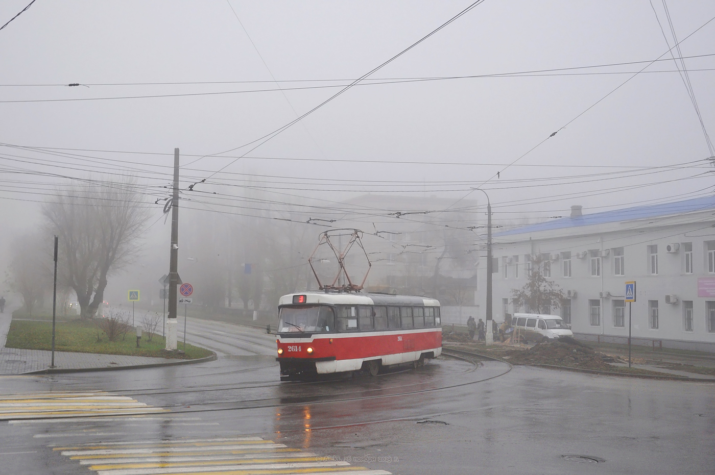 Волгоград, Tatra T3SU (двухдверная) № 2614