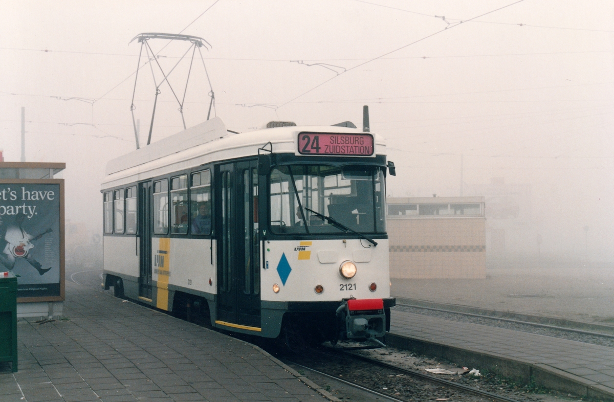 Антверпен, BN PCC Antwerpen (modernised) № 2121; Антверпен — Старые фотографии (city trams Antwerpen 1980 — 1999)