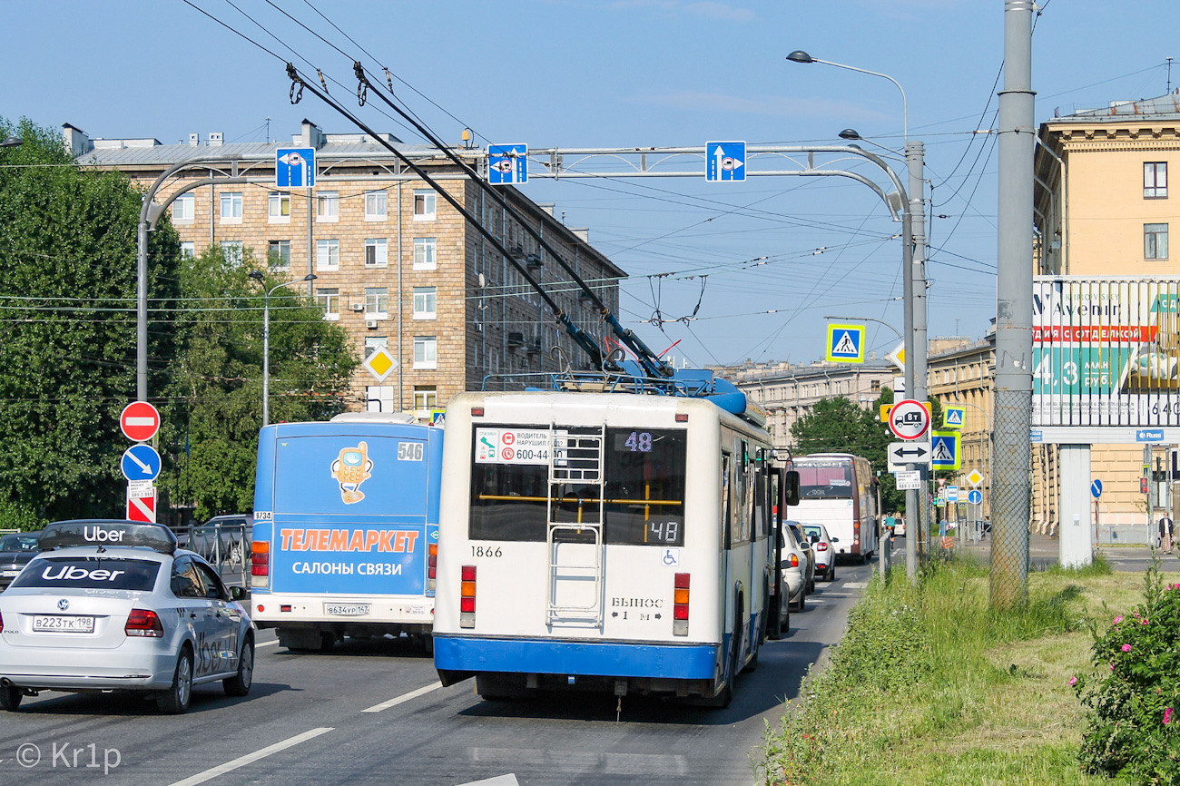 Санкт-Петербург, БТЗ-52768Т № 1866