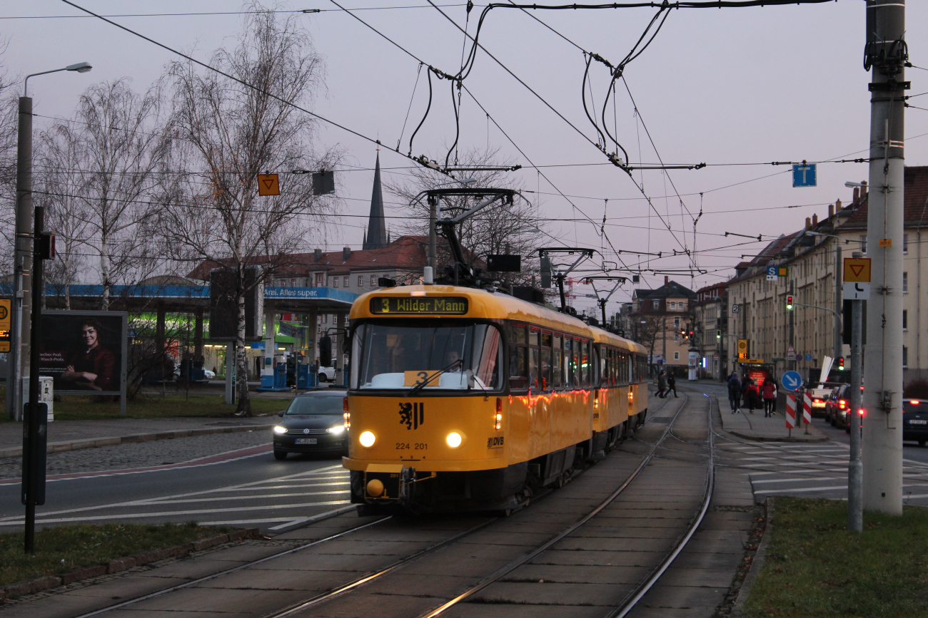Dresden, Tatra T4D-MT № 224 201