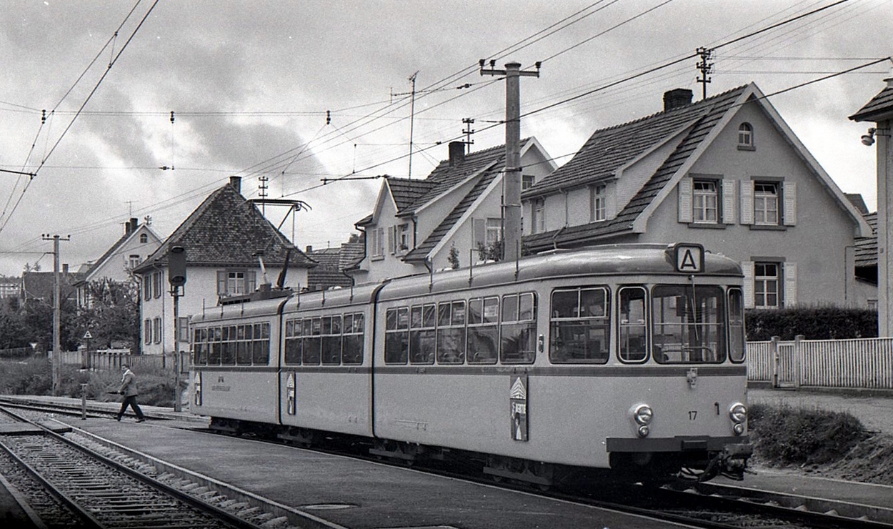 Карлсруэ, Duewag GT8-EP № 17; Карлсруэ — Старые фотографии