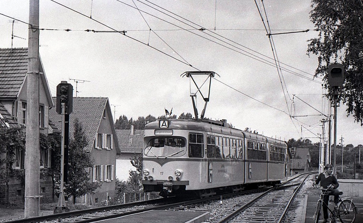 Карлсруэ, Duewag GT8-EP № 17; Карлсруэ — Старые фотографии