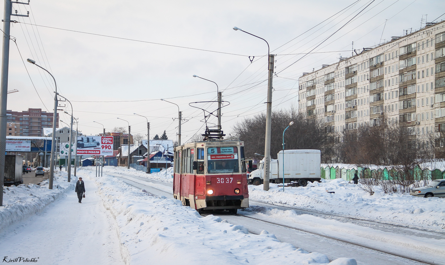 Novosibirsk, 71-605 (KTM-5M3) č. 3037