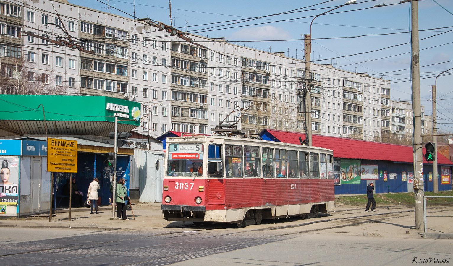 Novosibirsk, 71-605 (KTM-5M3) č. 3037
