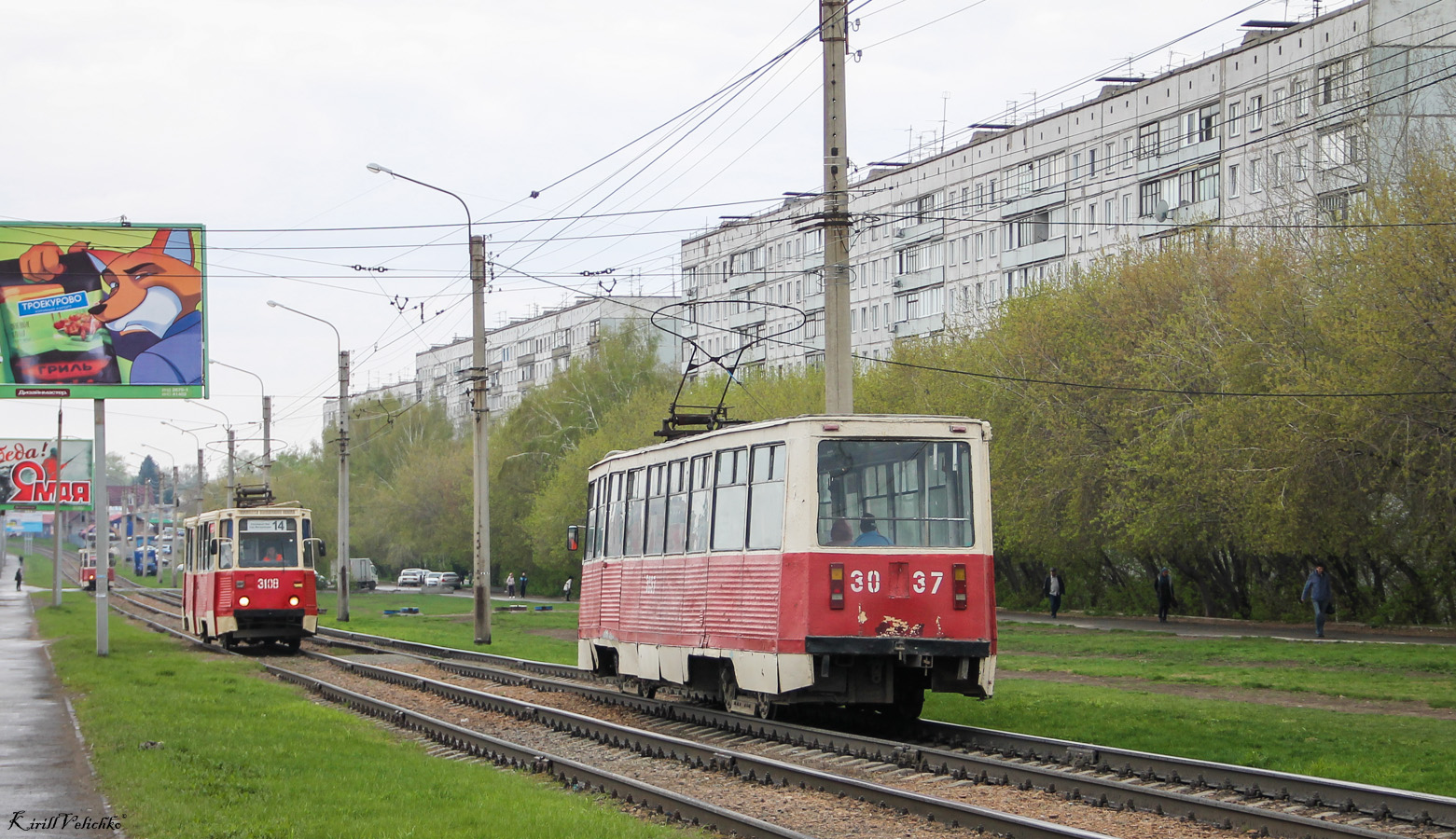 Novosibirsk, 71-605 (KTM-5M3) č. 3037