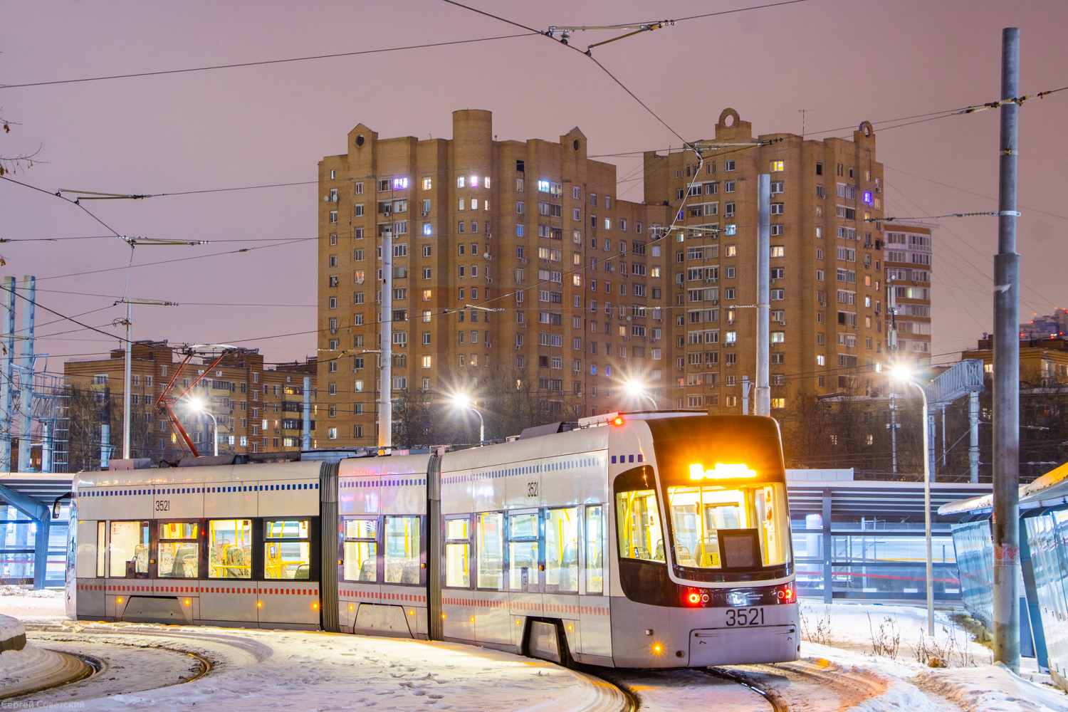 Москва, 71-414 (Pesa Fokstrot) № 3521