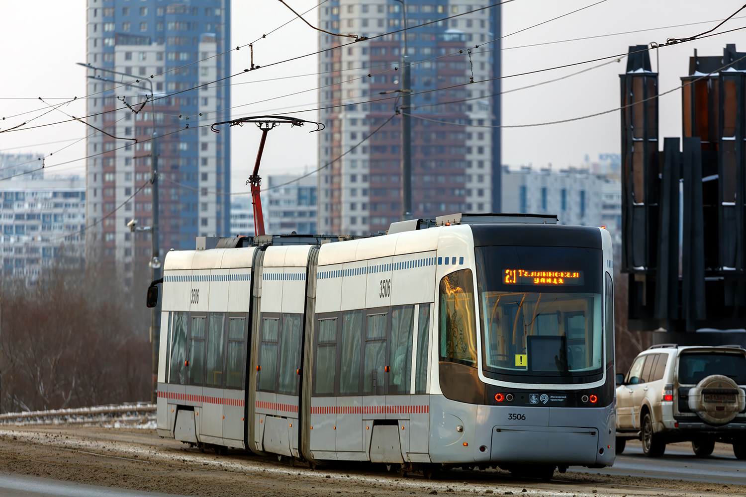 Moscou, 71-414 (Pesa Fokstrot) N°. 3506 Moscou, 71-414 (Pesa Fokstrot) N°. 3506