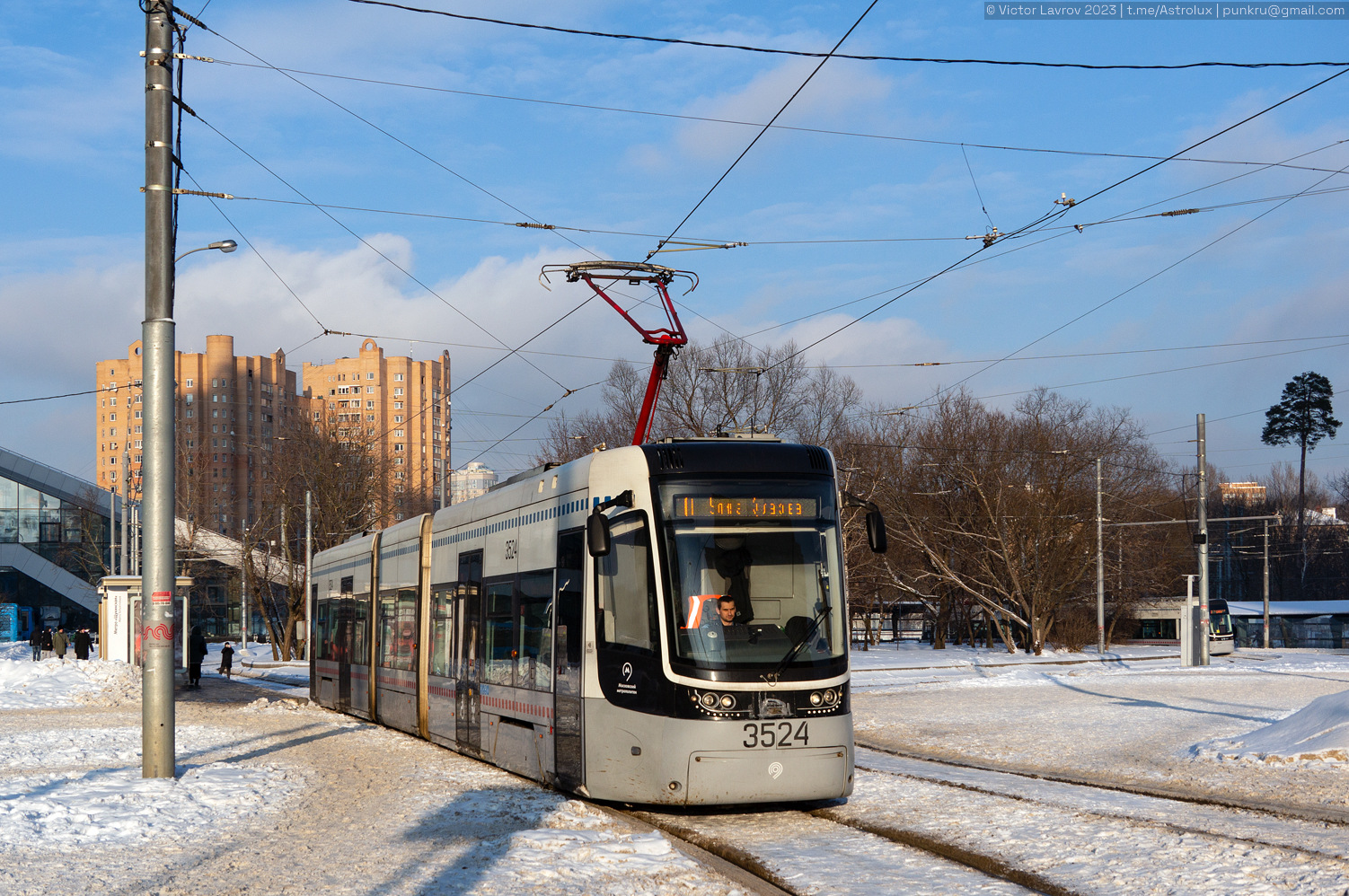 Москва, 71-414 (Pesa Fokstrot) № 3524