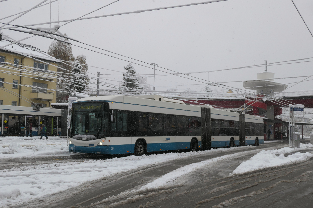 Цюрих, Hess lighTram (BGGT-N2C) № 75