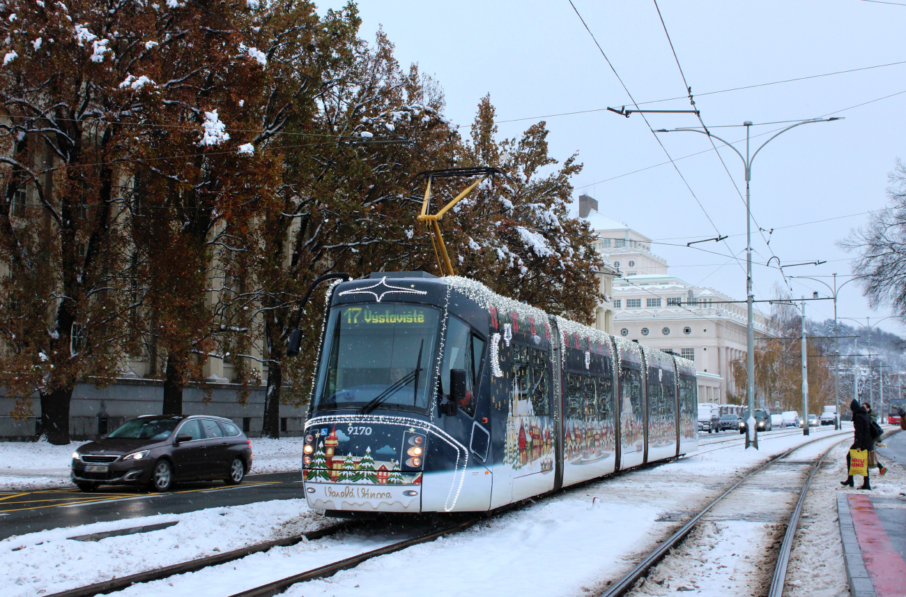 Prague, Škoda 14T Elektra № 9170; Prague — Christmas tram