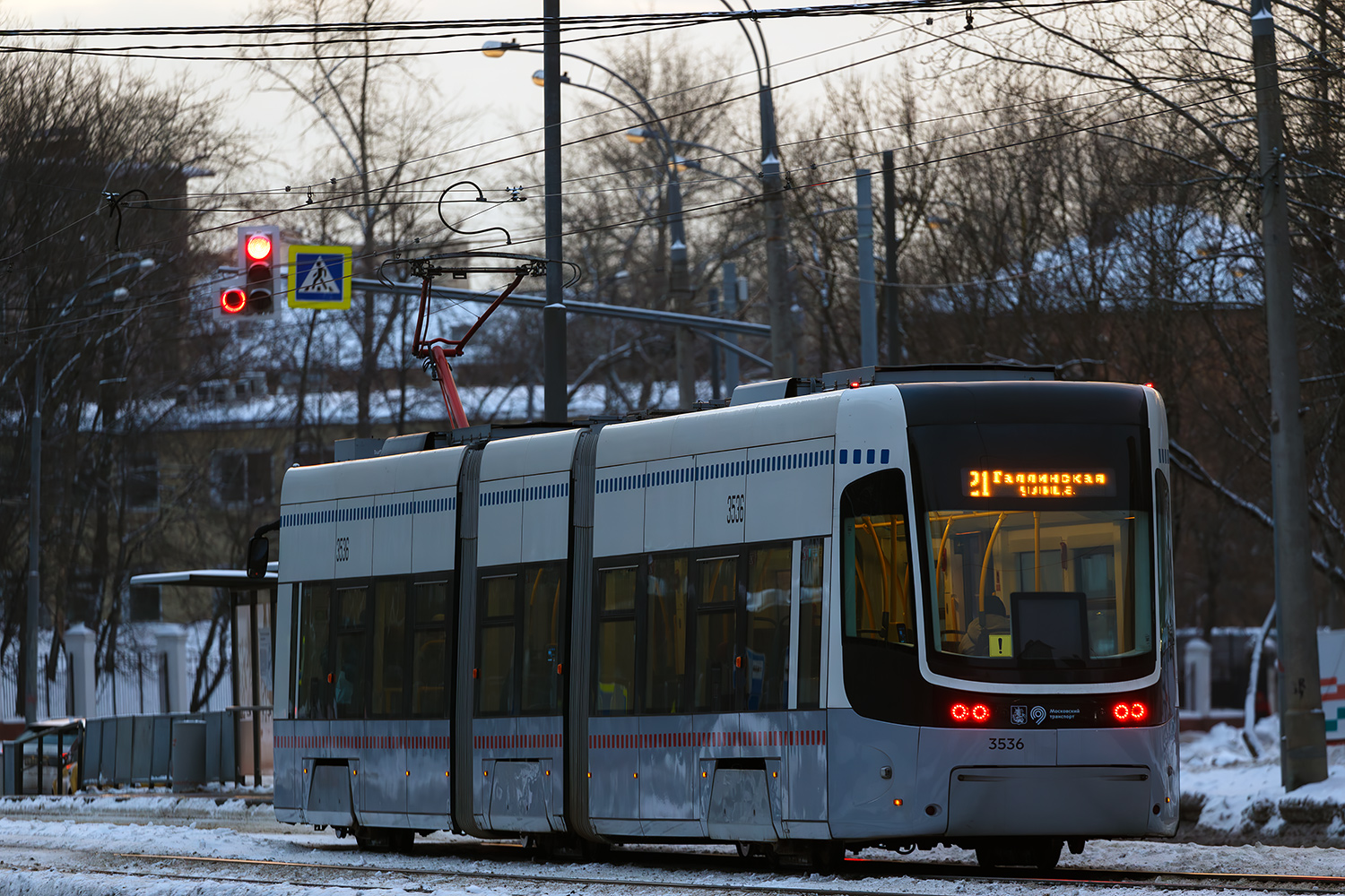 Москва, 71-414 (Pesa Fokstrot) № 3536