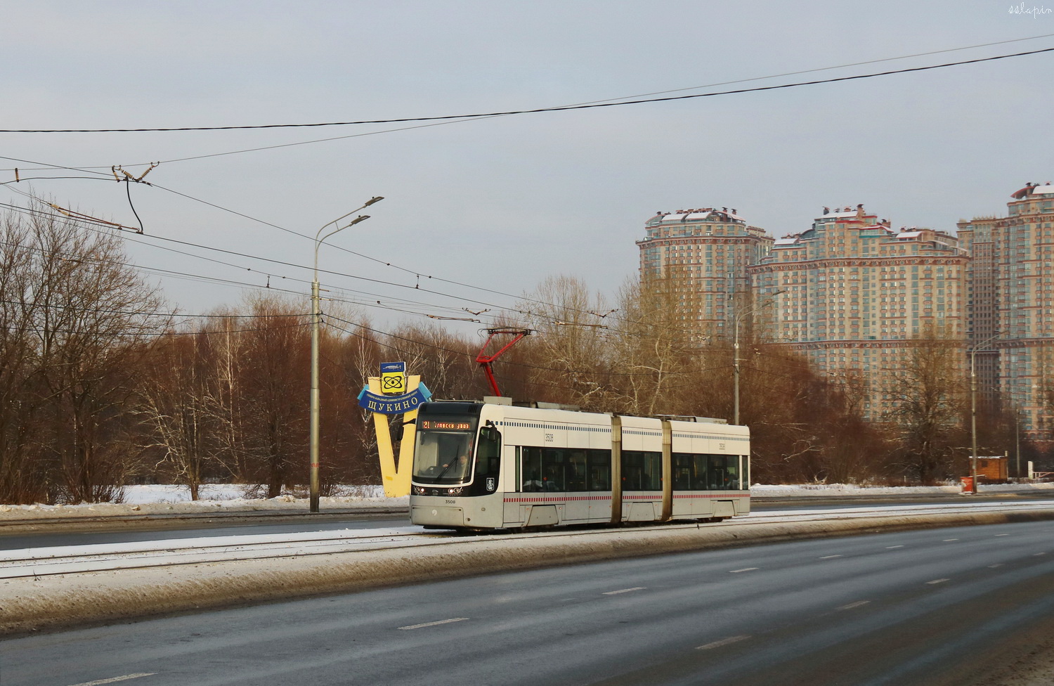 Москва, 71-414 (Pesa Fokstrot) № 3508