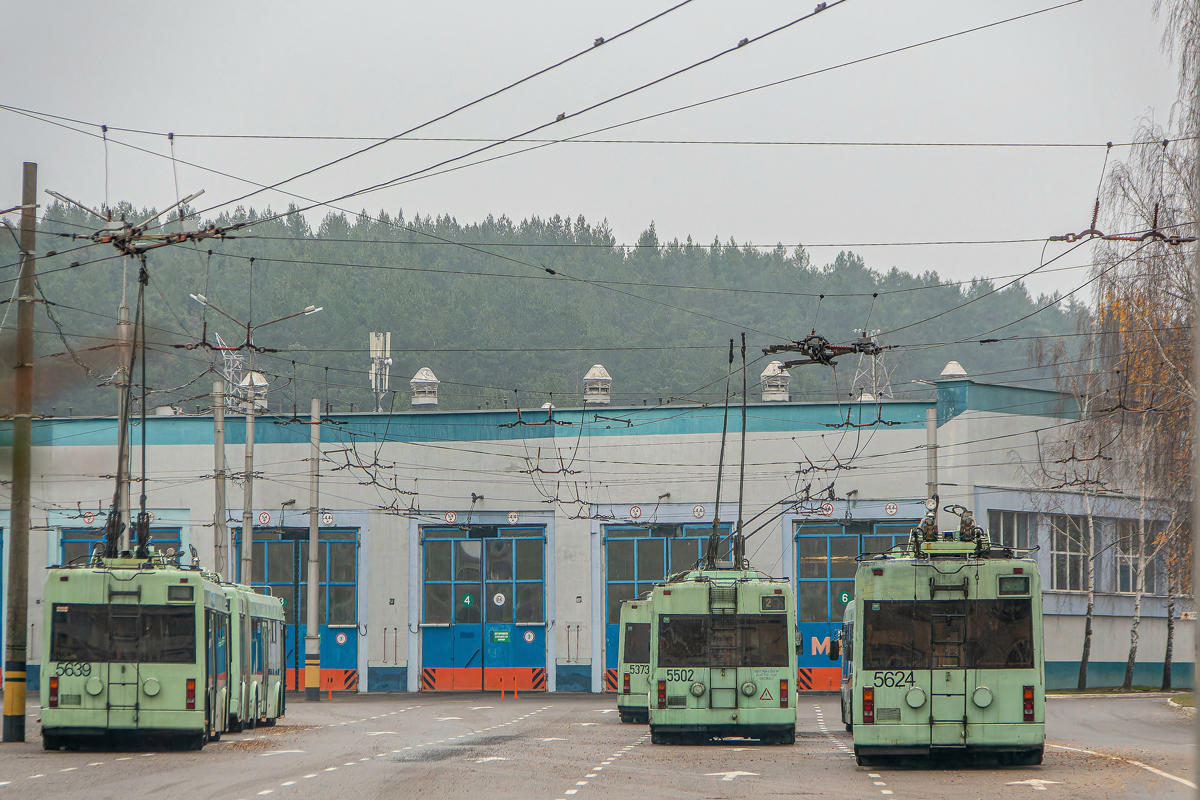 Минск, БКМ 333 № 5639; Минск, БКМ 321 № 5502; Минск, БКМ 333 № 5624