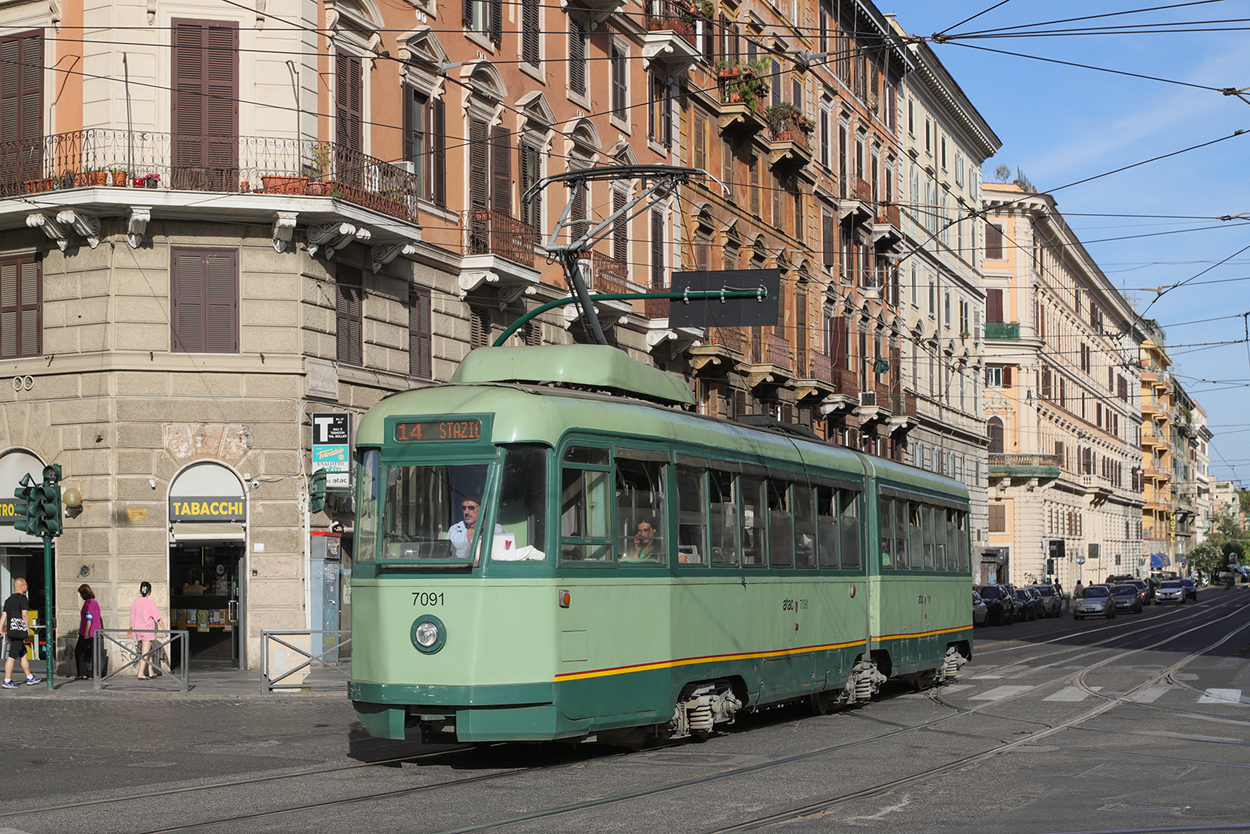 Рим, Treno Articolato Stanga (TAS) № 7091