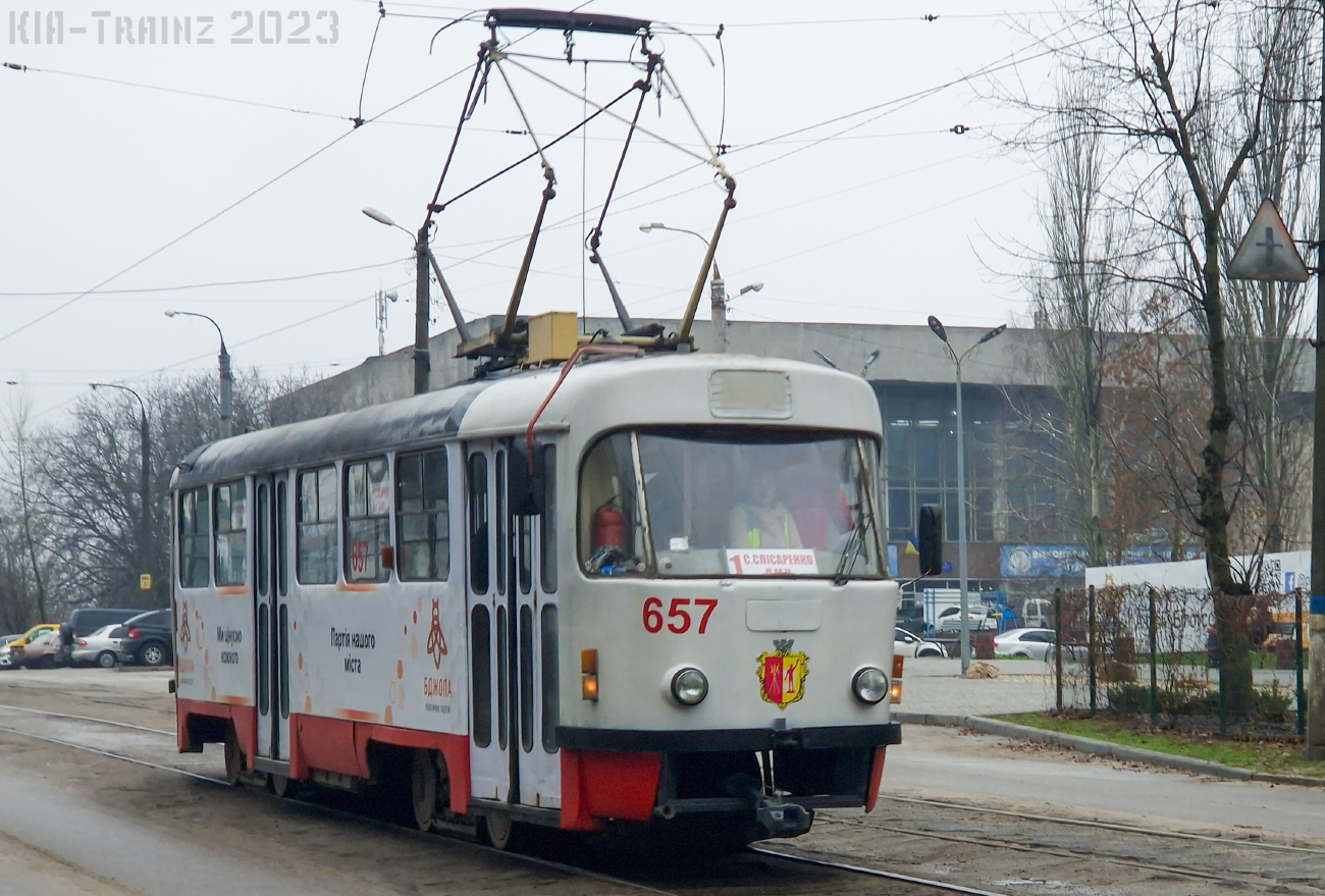 Каменское, Tatra T3SUCS № 657