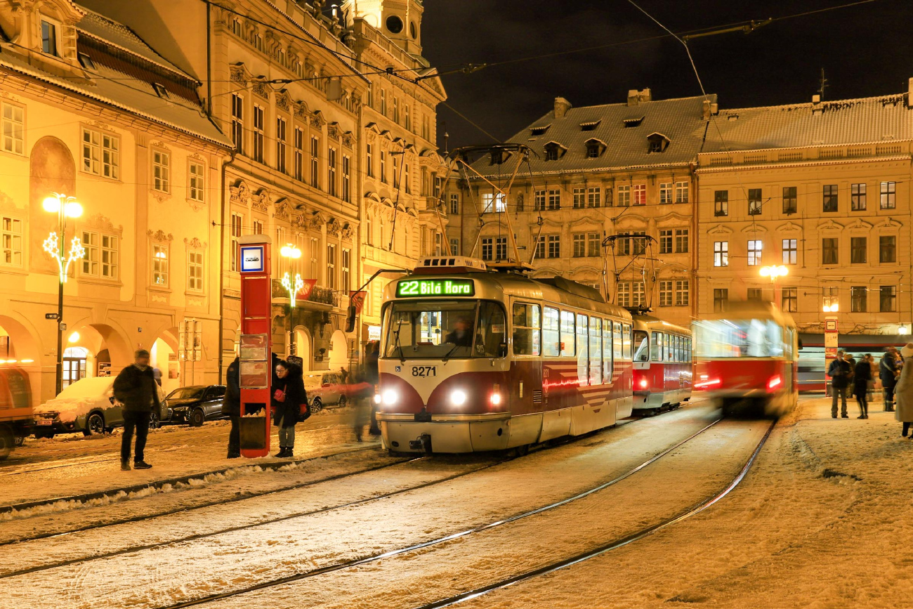 Прага, Tatra T3R.PLF № 8271
