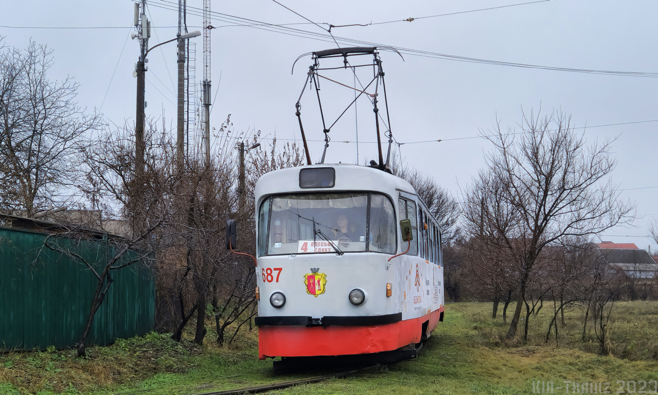 Каменское, Tatra T3SU № 687