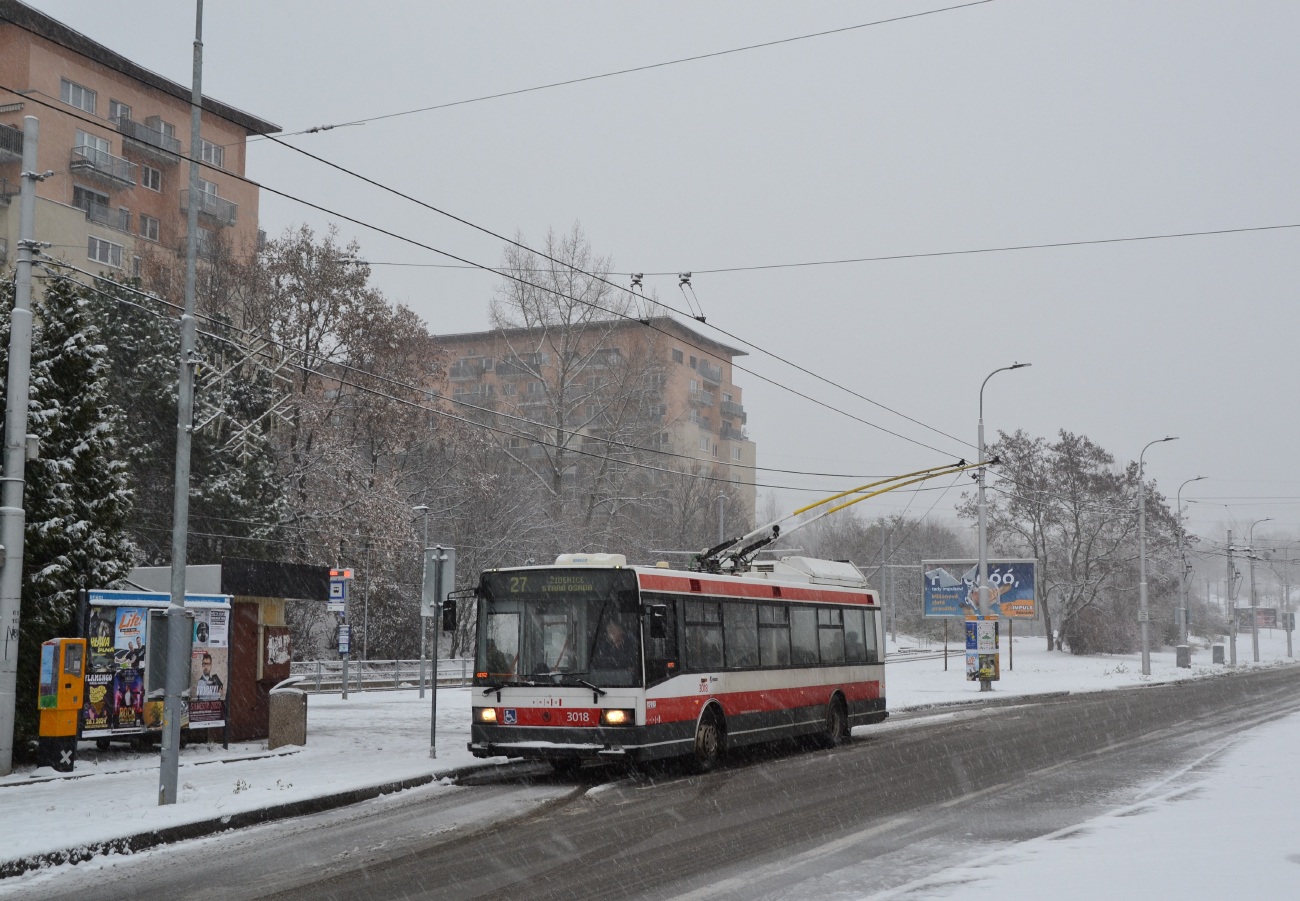 Брно, Škoda 21Tr № 3018