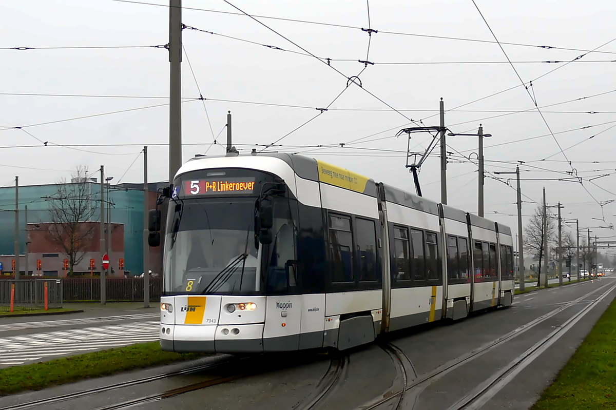 Антверпен, Bombardier Flexity 2 № 7343