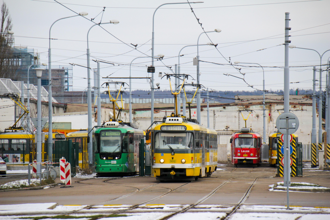 Пльзень, Tatra T3R.PLF № 332