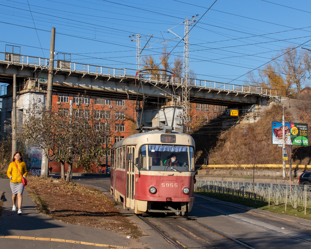 Kiova, Tatra T3SU # 5955