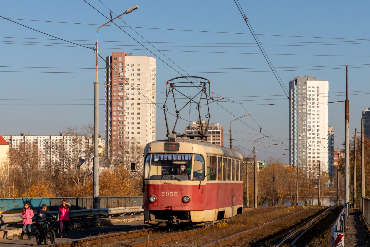 Киев, Tatra T3SU № 5955
