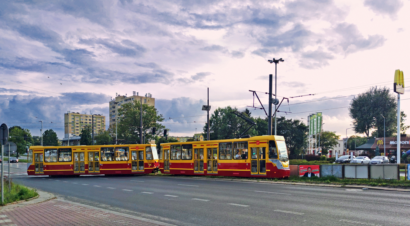 Лодзь, Konstal 805NaND/2 № 1568; Лодзь, Konstal 805NaND № 1576