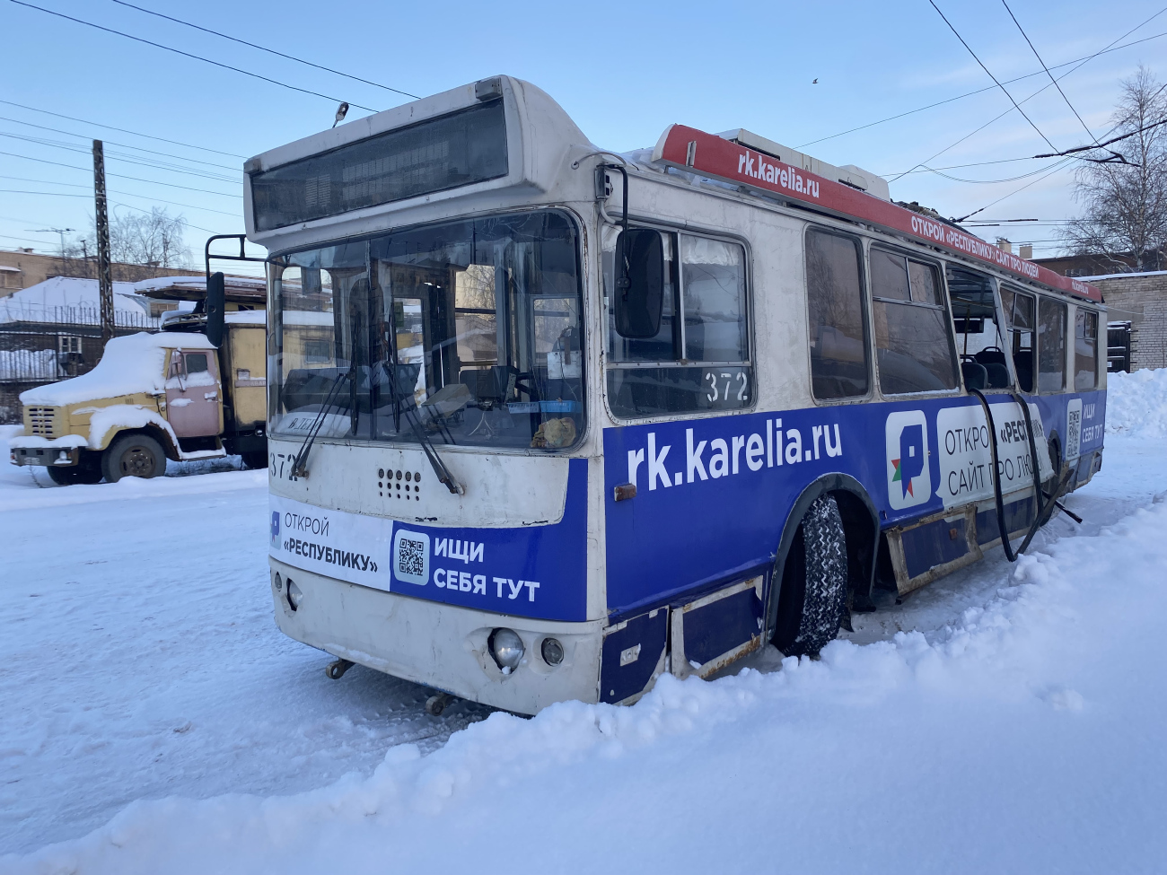 Петрозаводськ, ЗиУ-682Г-016.02 (обр. 2013) № 372; Петрозаводськ — Происшествия