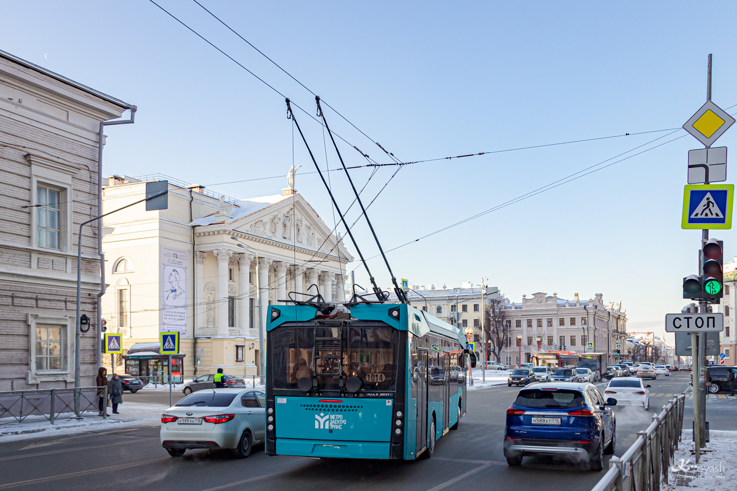 Казань, МАЗ-303Т22 № 1014