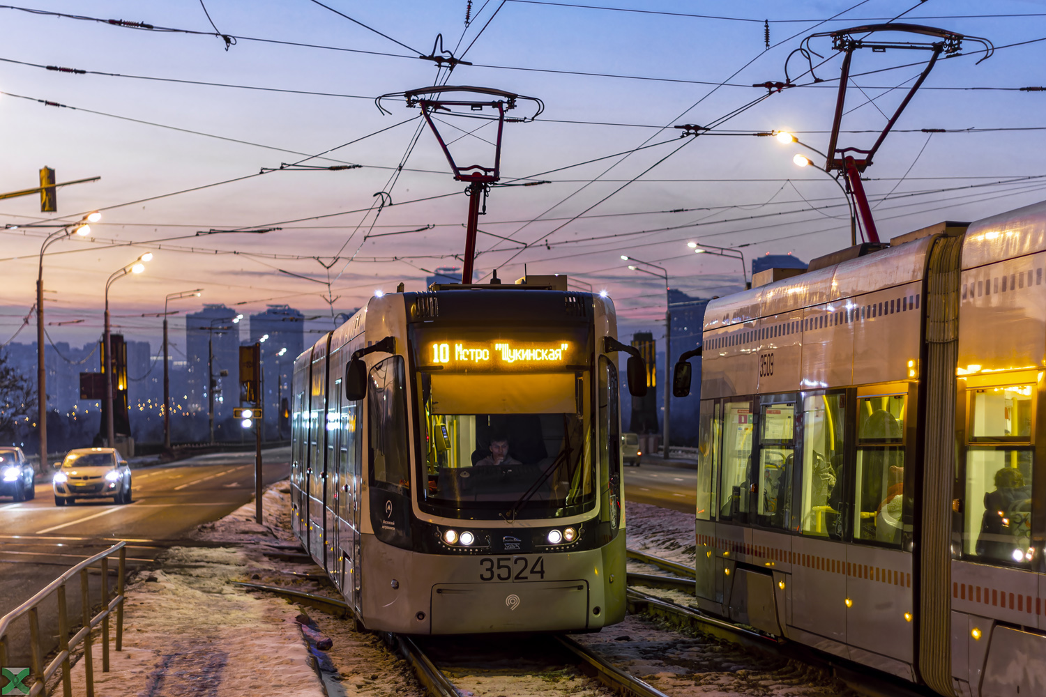 Москва, 71-414 (Pesa Fokstrot) № 3524