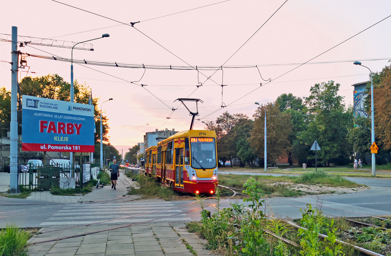 Łódź, Konstal 805NaND Nr. 2714