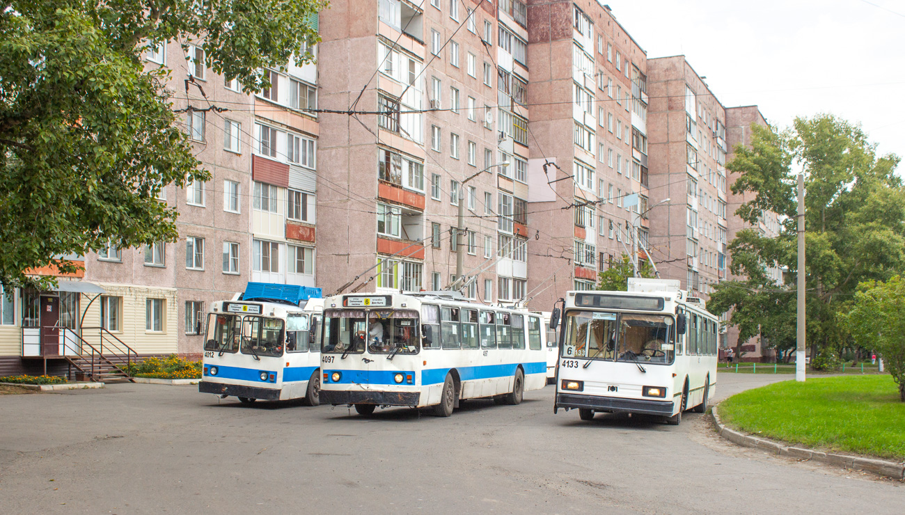 Barnaul, ZiU-682V-012 [V0A] № 4097; Barnaul, BKM-20101 BTRM № 4133