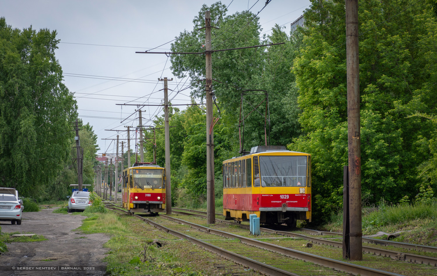 Барнаул, Tatra T6B5SU № 1029
