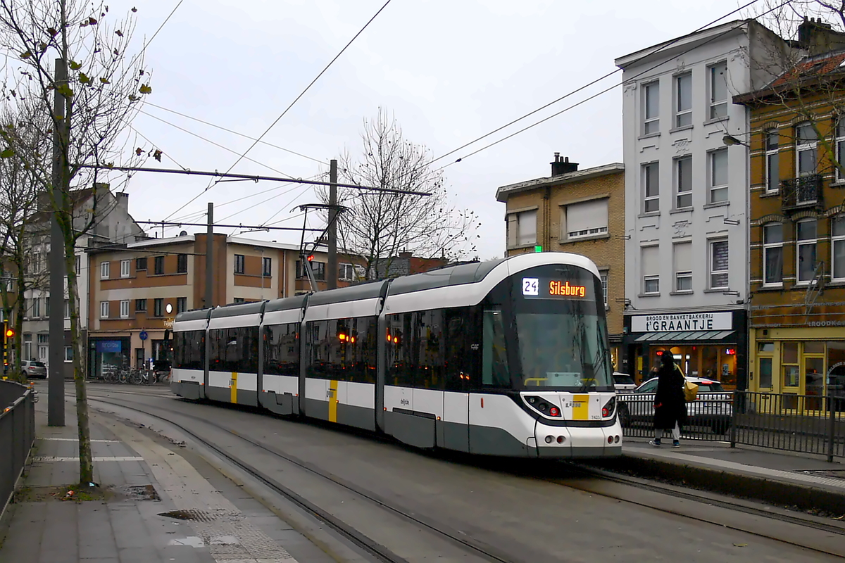 Antwerpen, CAF Urbos 100 # 7423