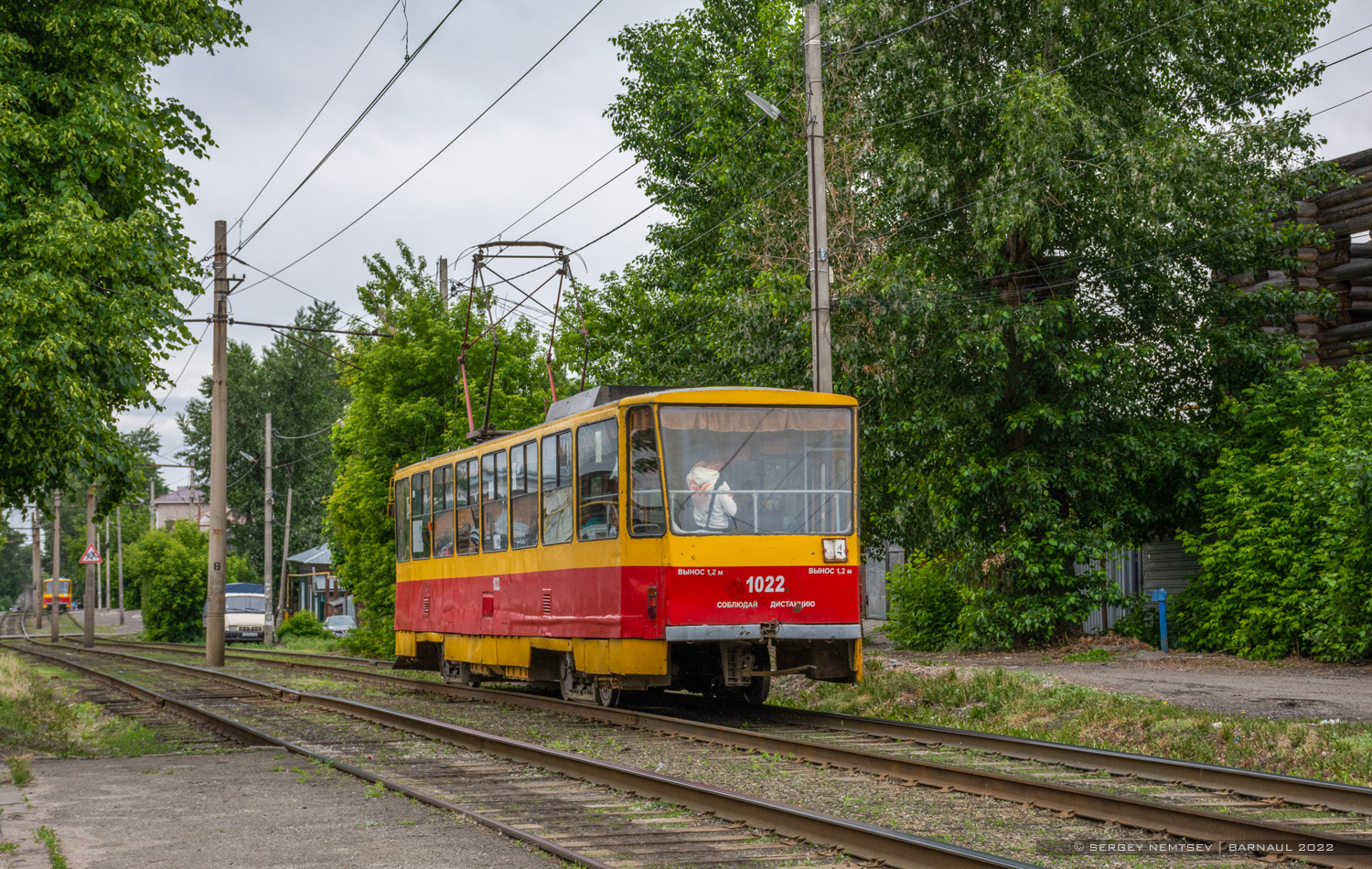 Barnaul, Tatra T6B5SU № 1022