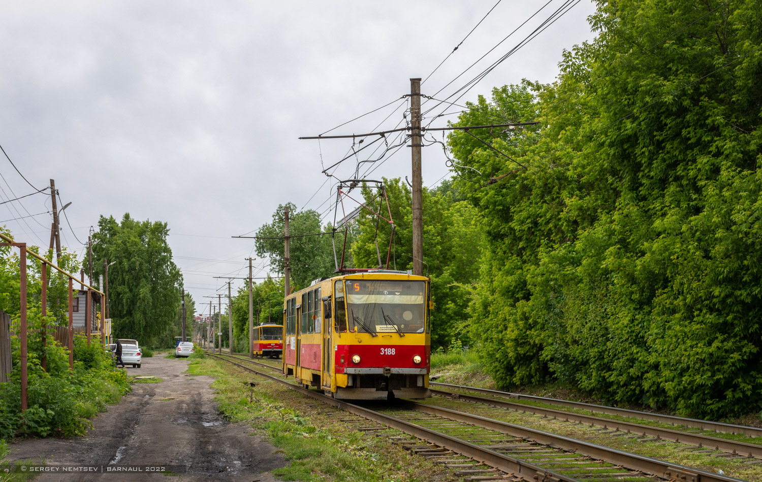Барнаул, Tatra T6B5SU № 3188