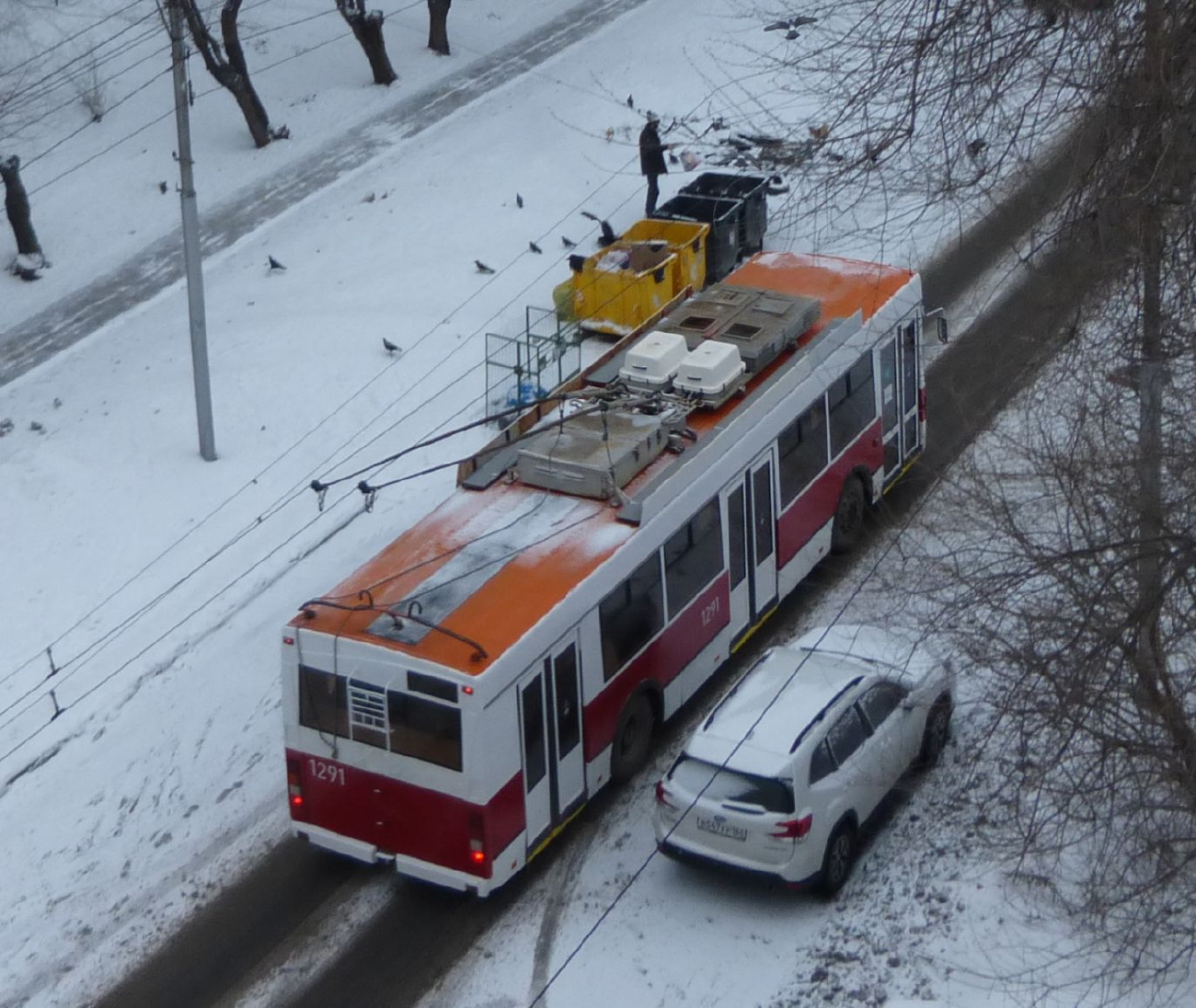 Саратов, Тролза-5275.05 «Оптима» № 1291; Саратов — Электротранспорт с высоты