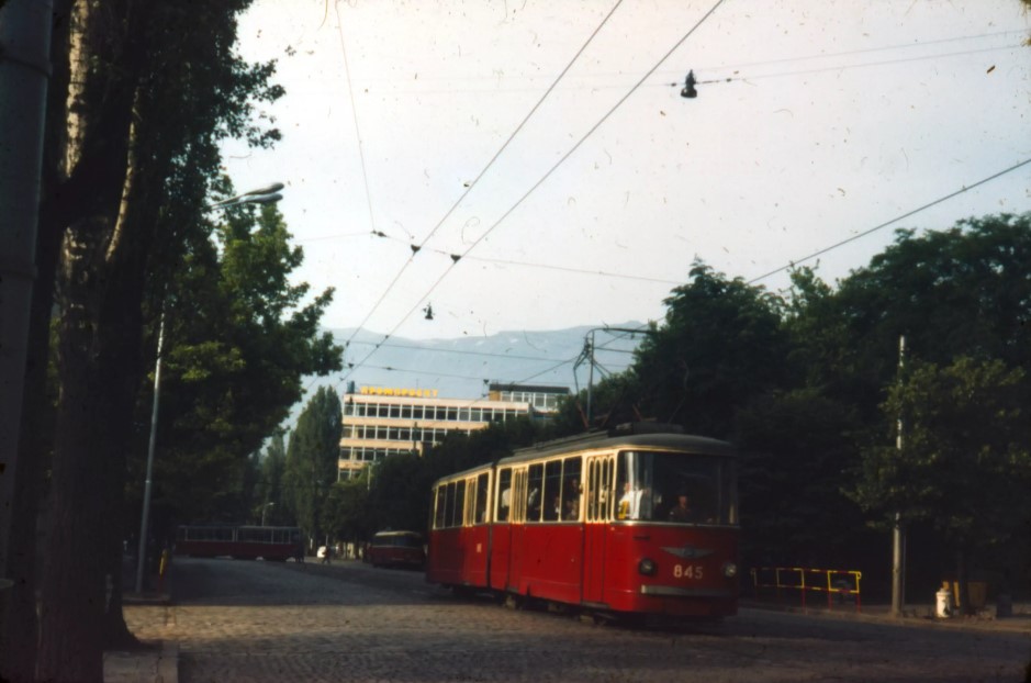 София, София-65 № 645; София — Исторически снимки — Трамвайни мотриси (1945–1989)