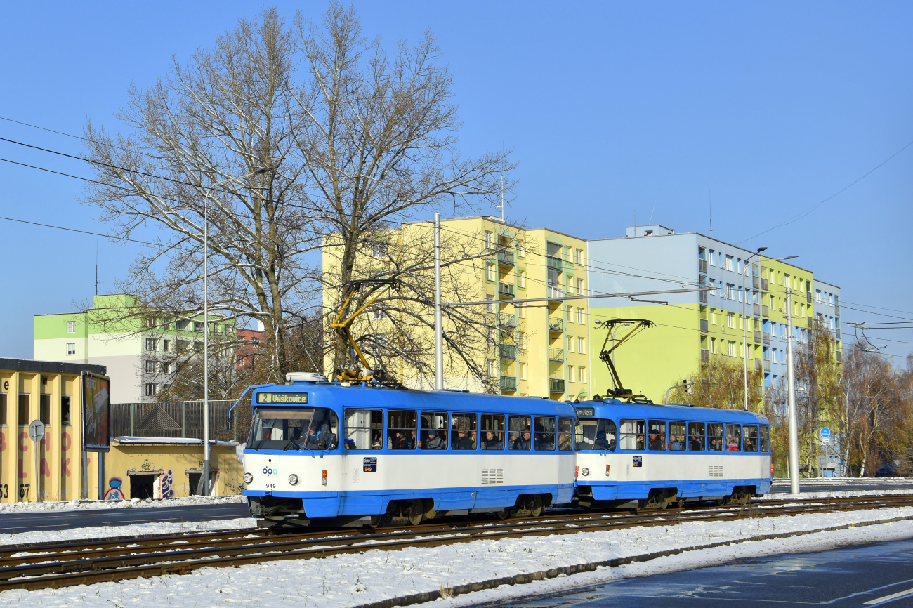 Острава, Tatra T3R.P № 949