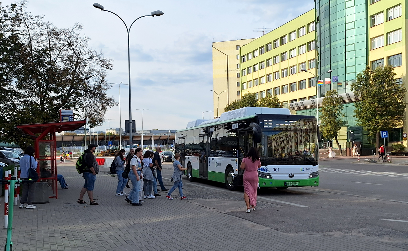 Белосток, Yutong E12 (ZK6128BEVG) № 001