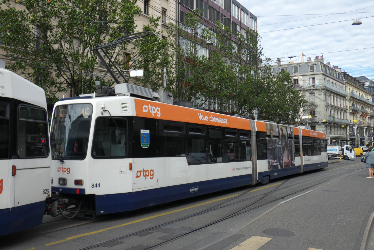 Женева, ACMV/ABB/Duewag Be 4/8 № 844