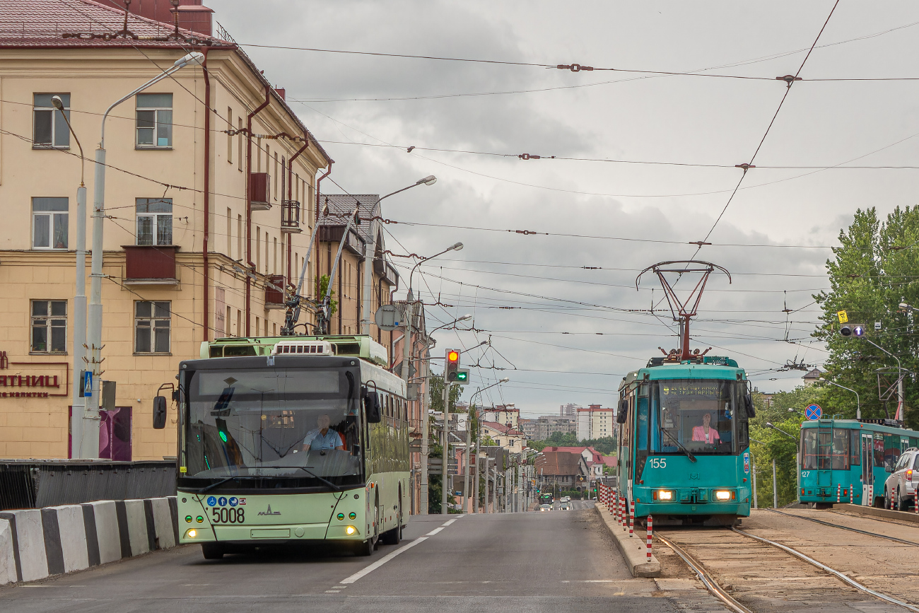 Минск, МАЗ-203Т70 № 5008; Минск, БКМ 60102 № 155
