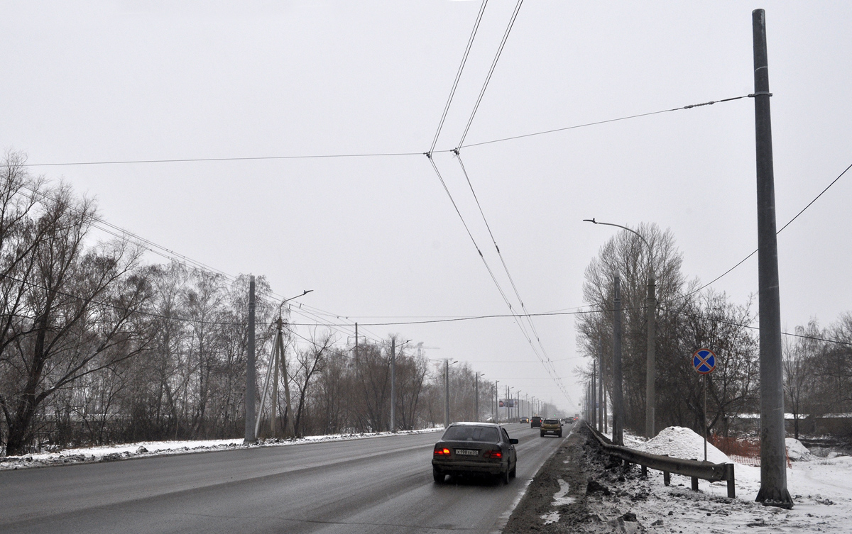 Omsk — 2023-2025 — Construction of new trolleybus lines on the Left Bank