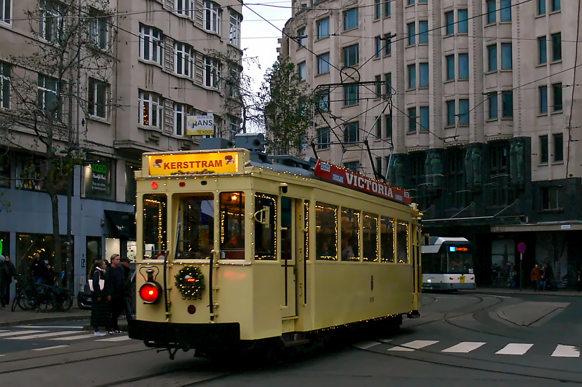 Antwerpen, SNCV Standard wooden motor car — 9994