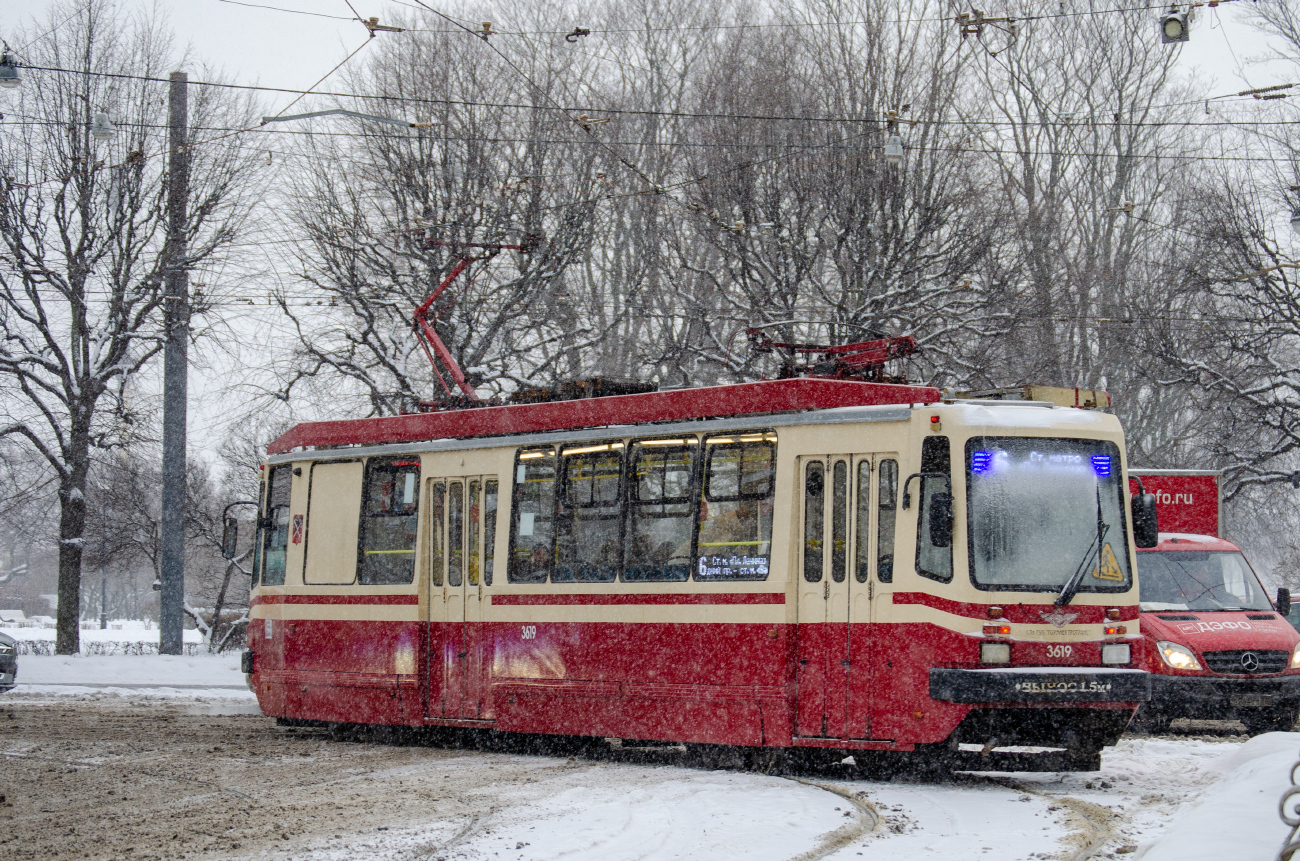 Санкт-Петербург, ТС-77 № 3619