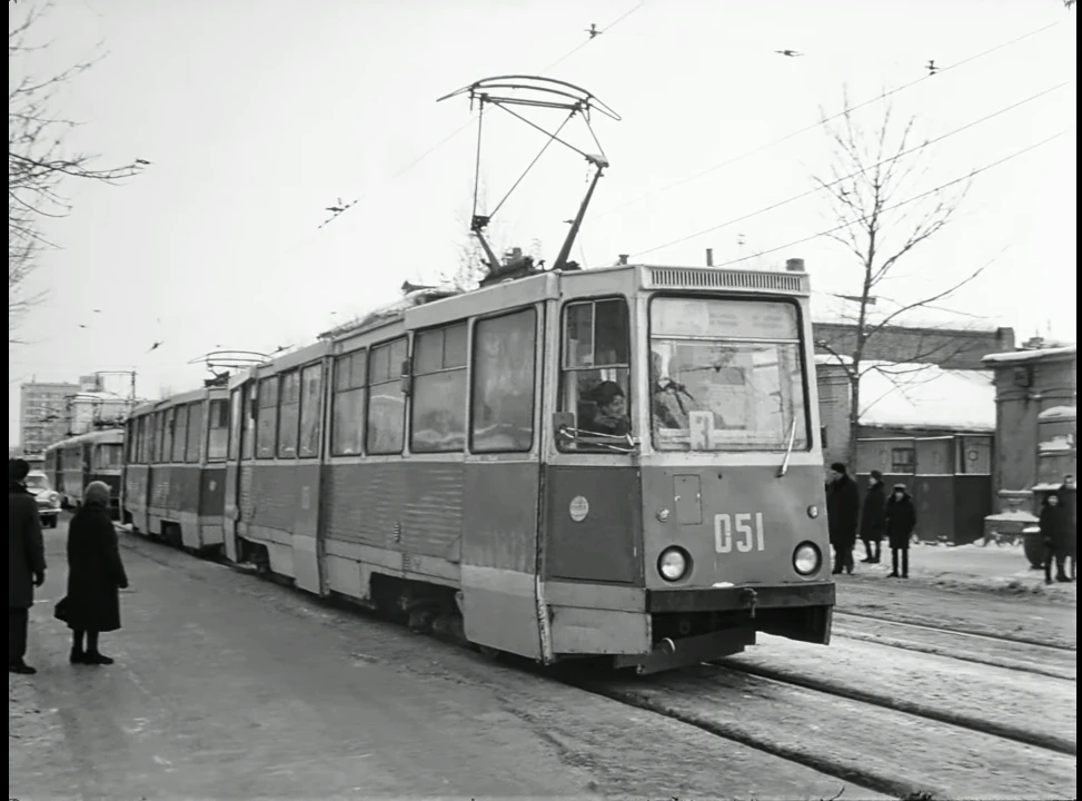 Самара, 71-605 (КТМ-5М3) № 051; Самара — Исторические фотографии — Трамвай и Троллейбус (1942-1991)