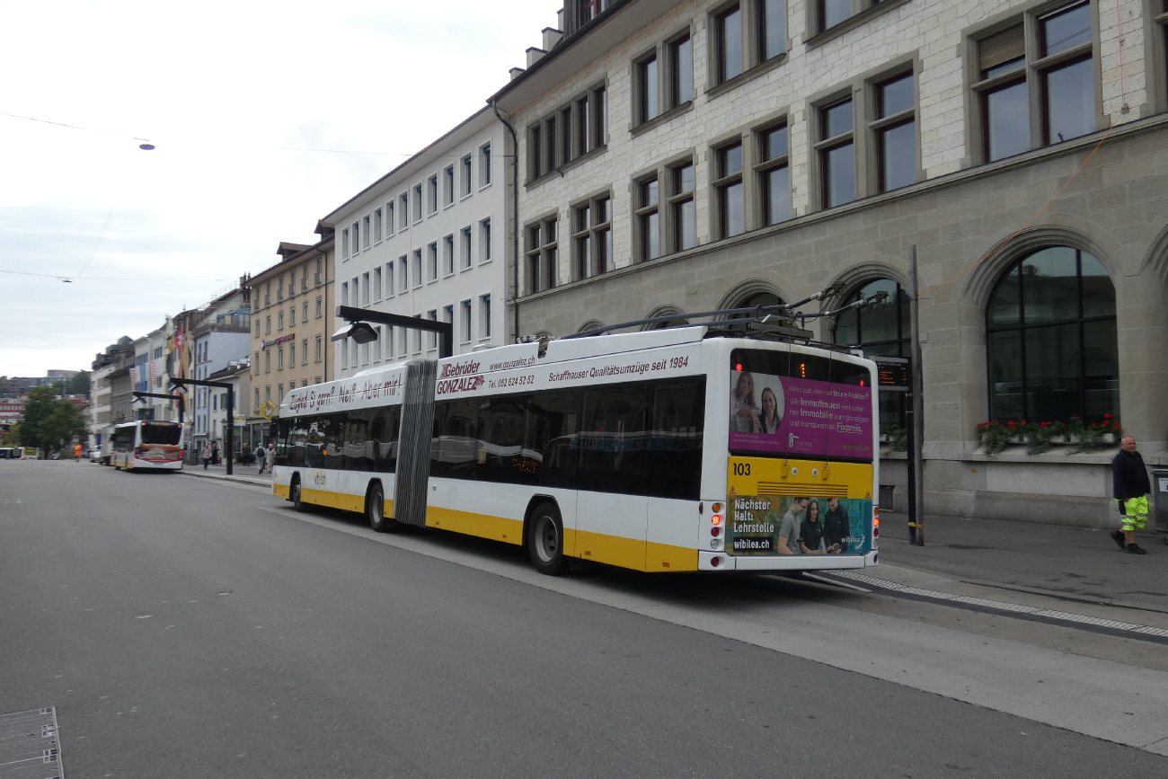 Шаффхаузен, Hess SwissTrolley 3 (BGT-N2C) № 103