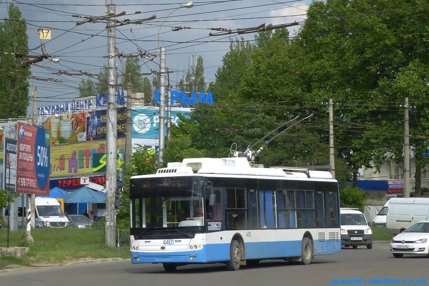 Trolleybus de Crimée, Bogdan T70115 N°. 4401