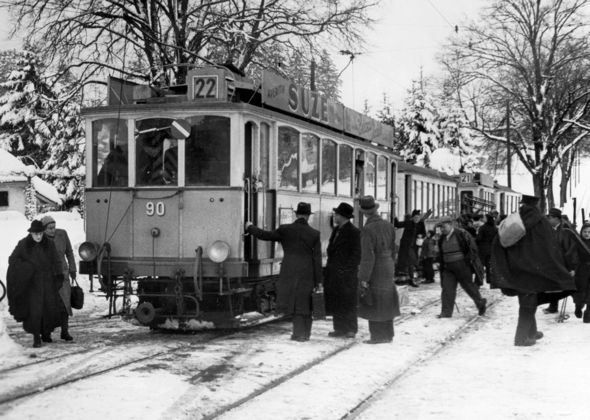 Лозанна, SWS/MFO CFe 4/4 № 90; Лозанна — Старые фотографии