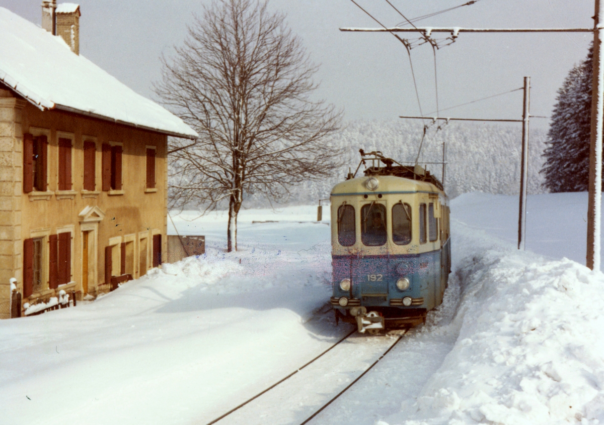 Lausanne, Vevey/BBC BDe 4/4 nr. 192; Lausanne — Old photos